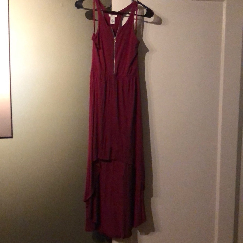 BarIII burgundy dress